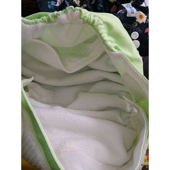 Kawaii Baby Reusable Cloth Diapers Adjustable Fit Multi-Color Pack Of 6 With Sna - Picture 6 of 8